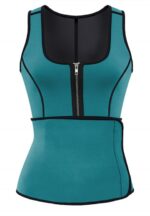 Front Zipper Velcro Neoprene Body Shaper Vest - Image 2