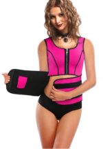 Front Zipper Velcro Neoprene Body Shaper Vest - Image 3