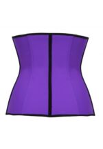 Purple Latex Workout Underbust Corset - Image 2