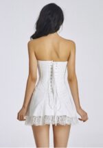Sexy Floral Lace Corset Dress - Image 4