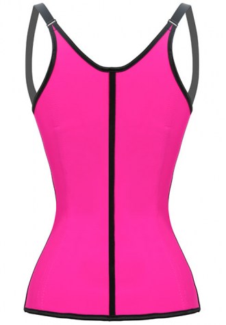 hCcXusCN Rose Sport Waist Trainer Latex Cincher Corset - Image 1